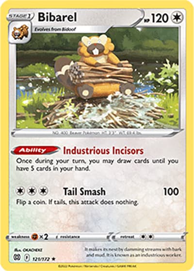 Bibarel（Rare Holo / Brilliant Stars / Sword & Shield）