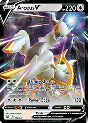 Arceus V (122/172 Holo Rare V)