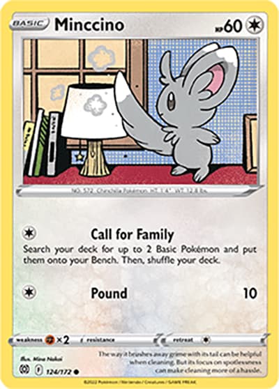 Minccino（Common / Brilliant Stars / Sword & Shield）