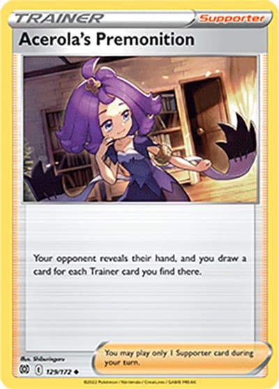 Acerola's Premonition（Uncommon / Brilliant Stars / Sword & Shield）
