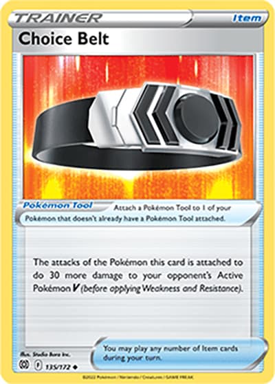 Choice Belt（Uncommon / Brilliant Stars / Sword & Shield）