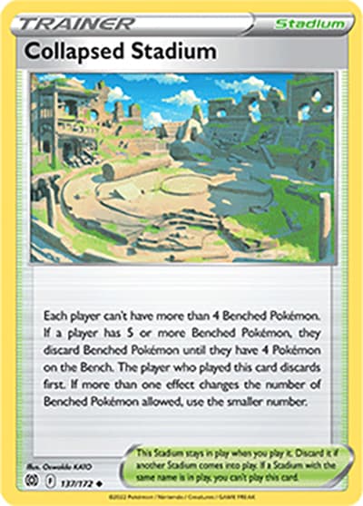 Collapsed Stadium（Uncommon / Brilliant Stars / Sword & Shield）