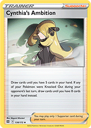 Cynthia’s Ambition (138/172 Uncommon)