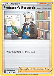 Professor’s Research（Professor Rowan） (147/172 Rare Holo)