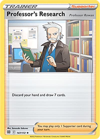 Professor's Research（Professor Rowan）（Rare Holo / Brilliant Stars / Sword & Shield）