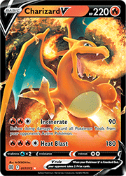 Charizard V (17/172 Holo Rare V)