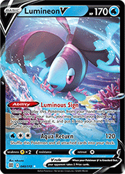Lumineon V (40/172 Holo Rare V)