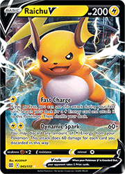 Raichu V (45/172 Holo Rare V)