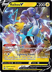 Raikou V (48/172 Holo Rare V)