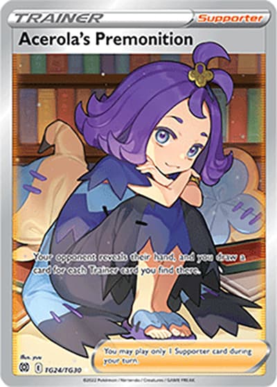Acerola's Premonition（Ultra Rare / Brilliant Stars Trainer Gallery / Sword & Shield）