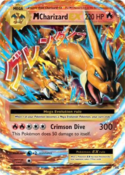 M Charizard-EX（Rare Holo EX / XY-Evolutions / XY）