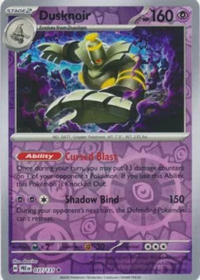 Dusknoir（PRE 037/131 Reverse Holo / Prismatic Evolutions / Scarlet & Violet）