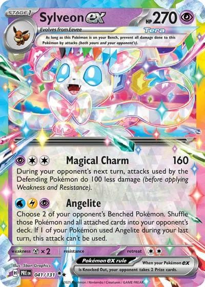 Sylveon ex（PRE 041/131 Double Rare / Prismatic Evolutions / Scarlet & Violet）