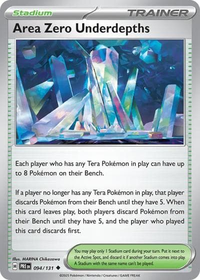 Area Zero Underdepths（PRE 094/131 Uncommon / Prismatic Evolutions / Scarlet & Violet）