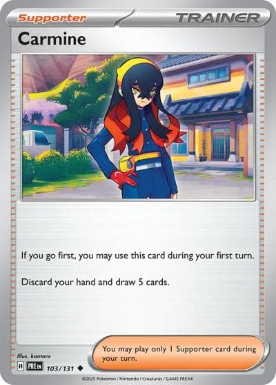 Carmine（PRE 103/131 Uncommon / Prismatic Evolutions / Scarlet & Violet）