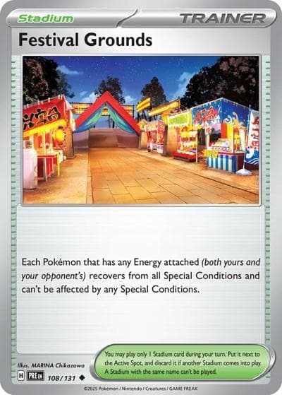Festival Grounds（PRE 108/131 Uncommon / Prismatic Evolutions / Scarlet & Violet）