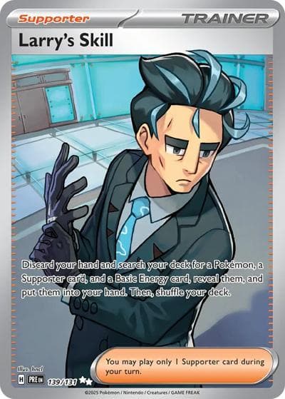 Larry's Skill（PRE 139/131 Ultra Rare / Prismatic Evolutions / Scarlet & Violet）