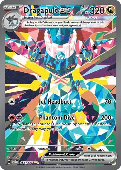 Dragapult ex（PRE 165/131 Special Illustration Rare / Prismatic Evolutions / Scarlet & Violet）