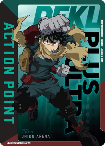 アクションポイントカード（僕のヒーローアカデミア）（EX06BT EX06BT/MHA-2-AP01 / 僕のヒーローアカデミア Vol.2 / 僕のヒーローアカデミア）