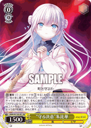 “守る決意”朱比華