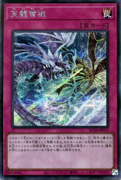 天龍雪獄（RC04-JP RC04-JP079 シークレット / RARITY COLLECTION – QUARTER CENTURY EDITION – / 第11期）