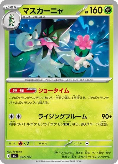 マスカーニャ（MC 067/742 / スタートデッキ100 バトルコレクション / ポケモンカードゲームMEGA）