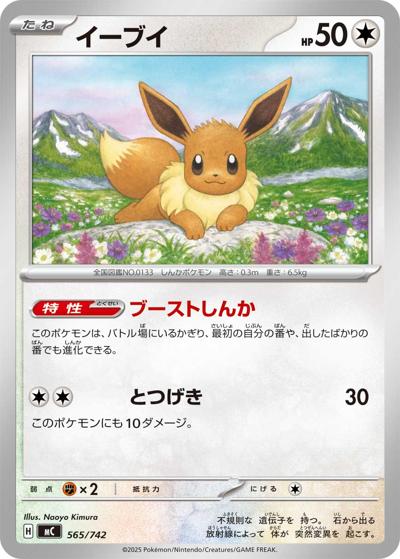 イーブイ（MC 565/742 / スタートデッキ100 バトルコレクション / ポケモンカードゲームMEGA）